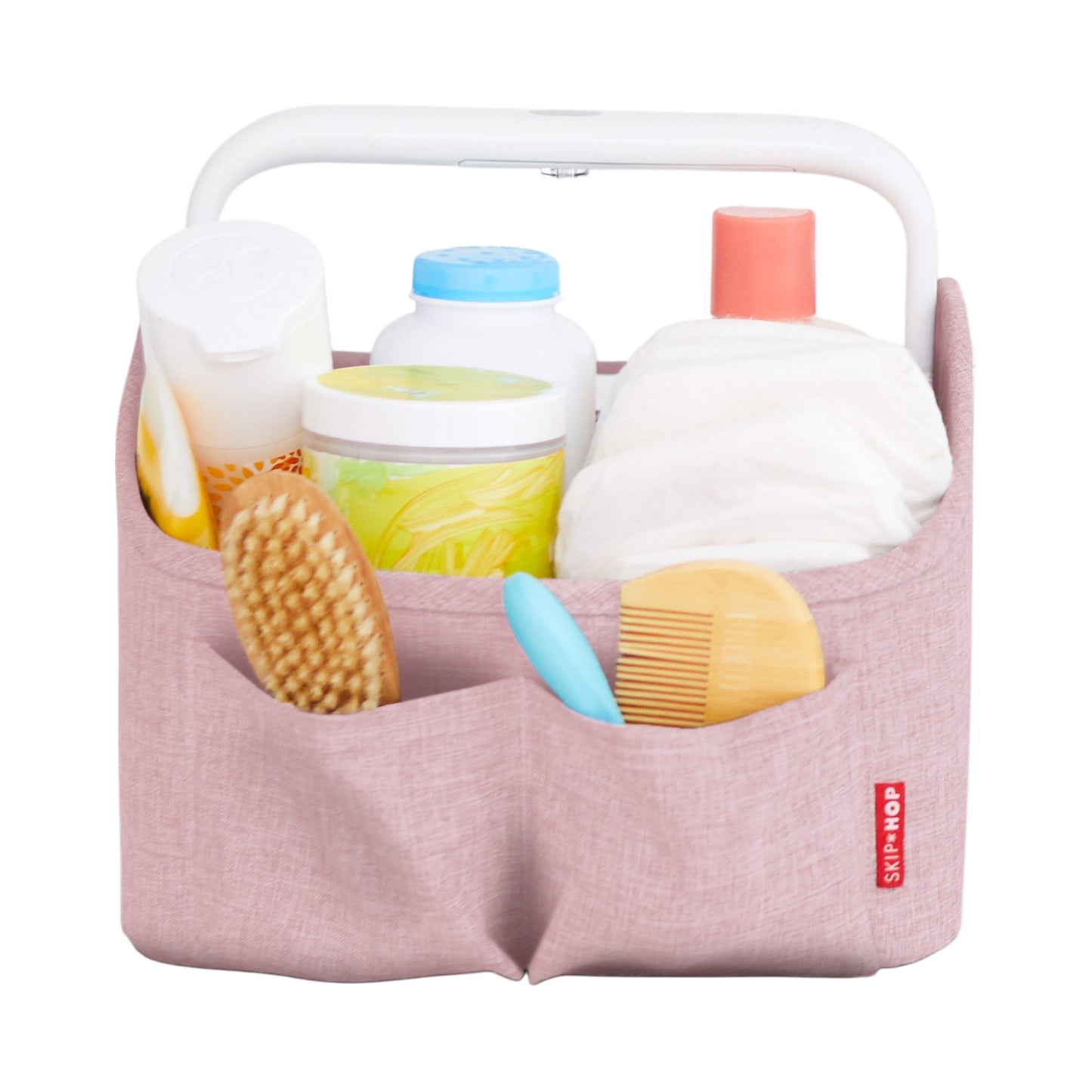 Light Up Diaper Caddy Heather Pink