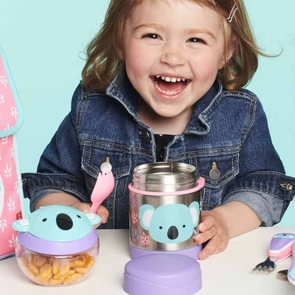 Spark Style and Zoo Food Jar Kids Insulated Lunch Container Portable Thermos