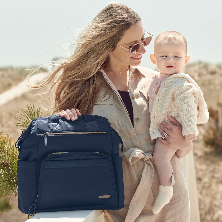 حقيبة ظهر Main Frame باللون الأزرق الداكن