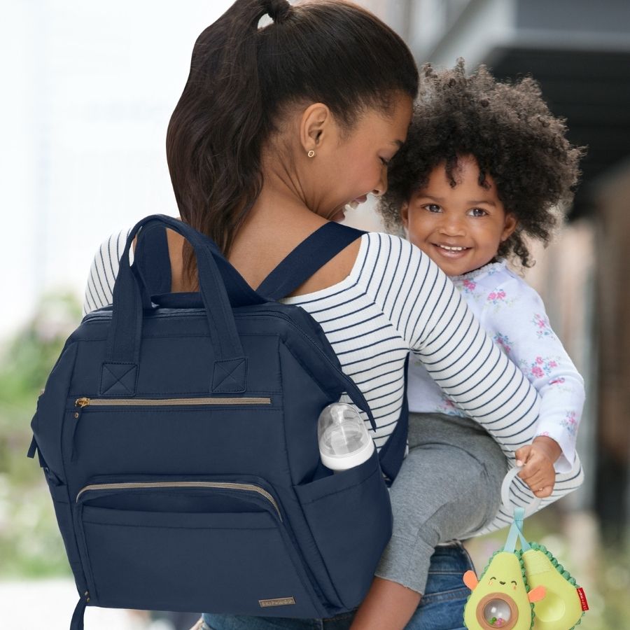 حقيبة ظهر Main Frame باللون الأزرق الداكن