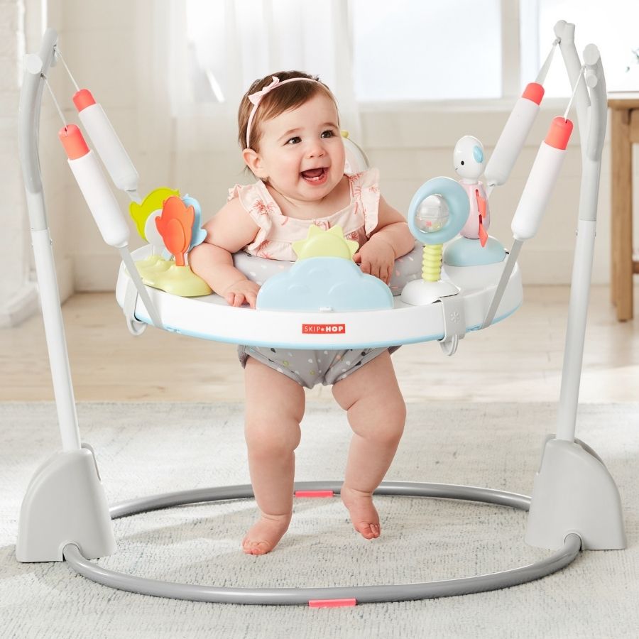 Explore & More Jumpscape Foldaway Jumper & Silver Lining Cloud Play & Fold Jumper