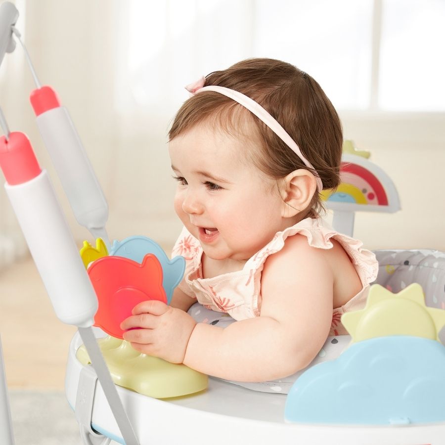 Explore & More Jumpscape Foldaway Jumper & Silver Lining Cloud Play & Fold Jumper