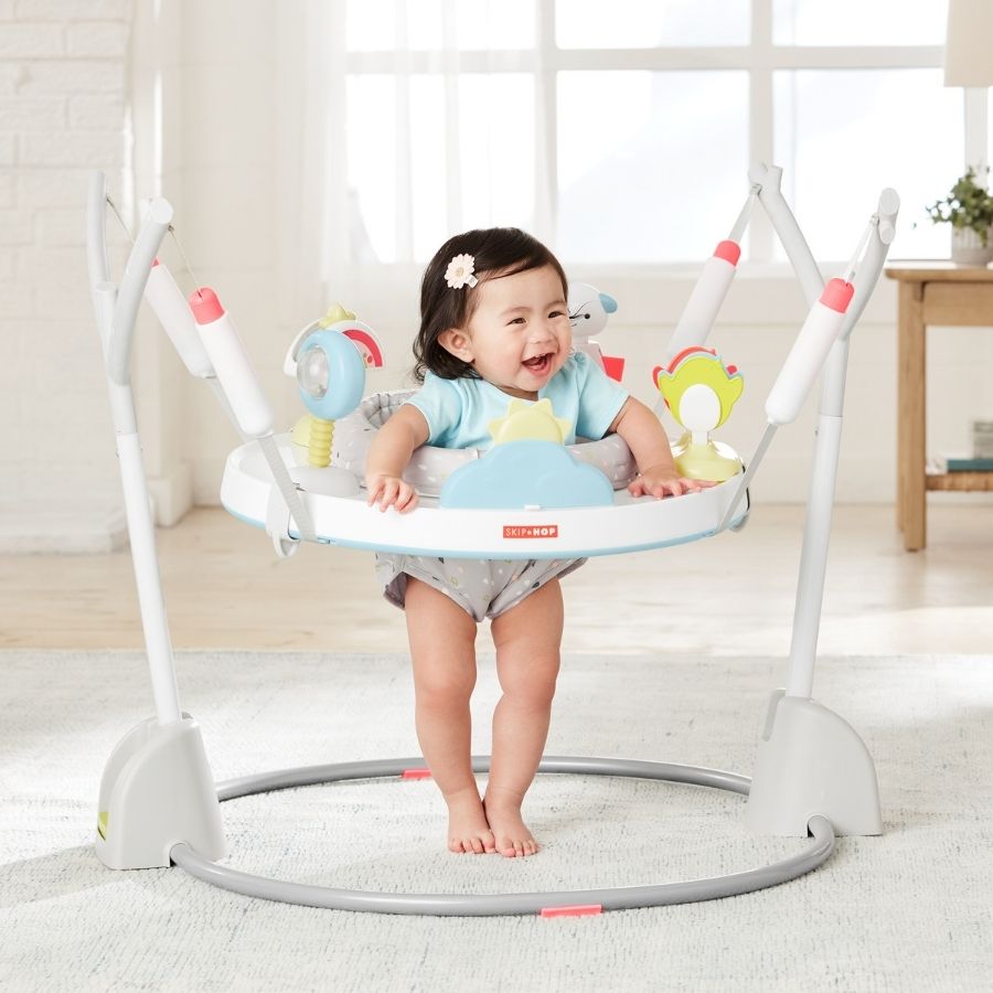 Explore & More Jumpscape Foldaway Jumper & Silver Lining Cloud Play & Fold Jumper
