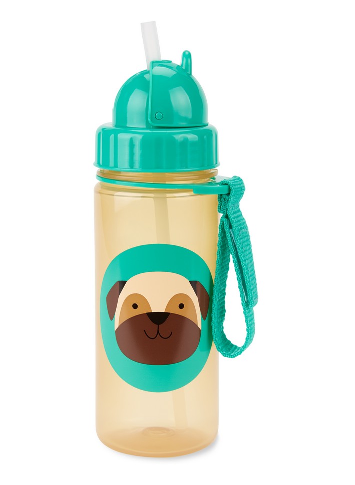 Kids Straw Bottle 350 ml - Zoo Style
