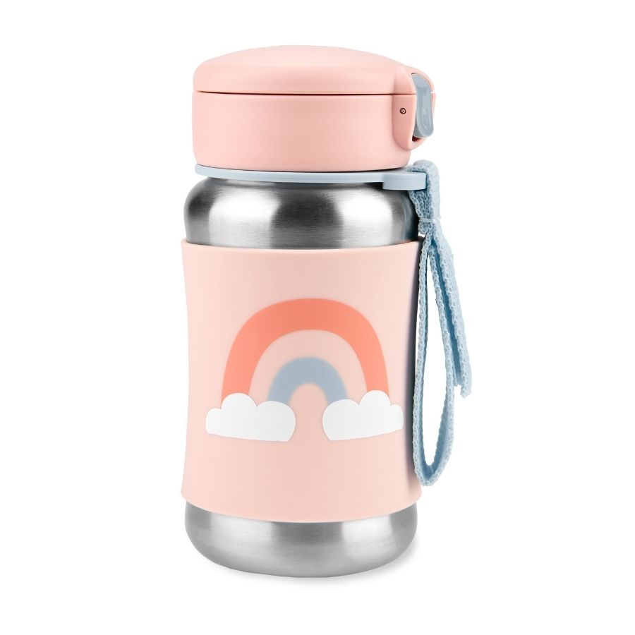 Stainless Steel Insulated Water Bottle and Food Jar — Leakproof Portable Vacuum