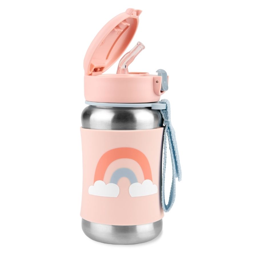 Stainless Steel Insulated Water Bottle and Food Jar — Leakproof Portable Vacuum