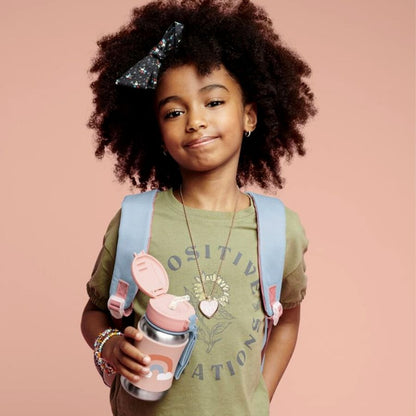 Stainless Steel Insulated Water Bottle and Food Jar — Leakproof Portable Vacuum