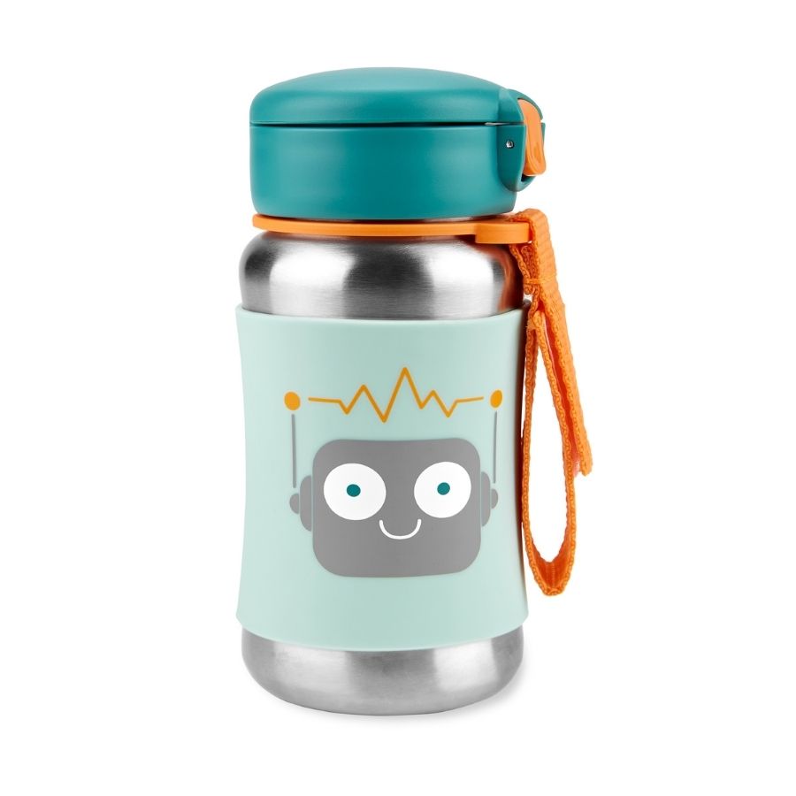 Stainless Steel Insulated Water Bottle and Food Jar — Leakproof Portable Vacuum