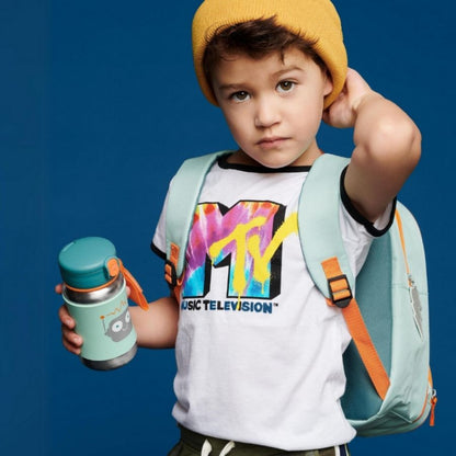 Stainless Steel Insulated Water Bottle and Food Jar — Leakproof Portable Vacuum