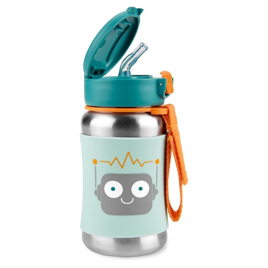 Stainless Steel Insulated Water Bottle and Food Jar — Leakproof Portable Vacuum