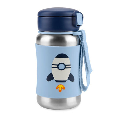 Stainless Steel Insulated Water Bottle and Food Jar — Leakproof Portable Vacuum