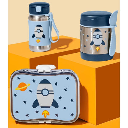 Spark Style and Zoo Stainless Steel Straw Bottle Assorted Designs - Insulated Reusable