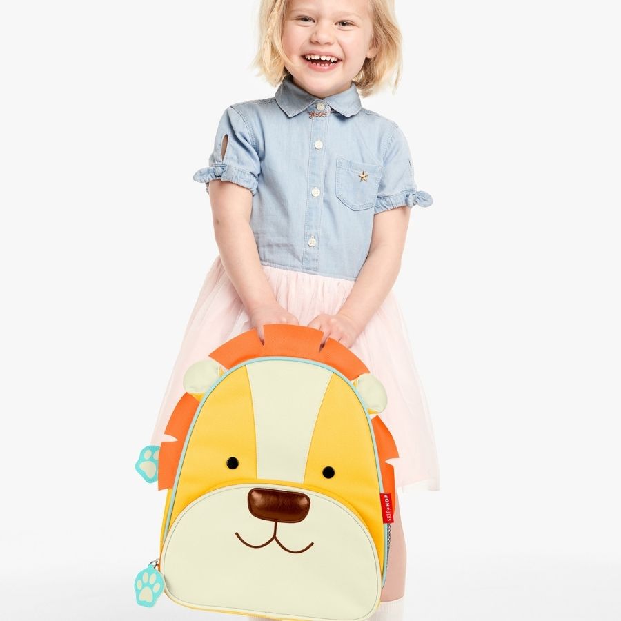 Zoo Backpack for Kids - Cute Animal Print Preschool Backpack with Adjustable Straps