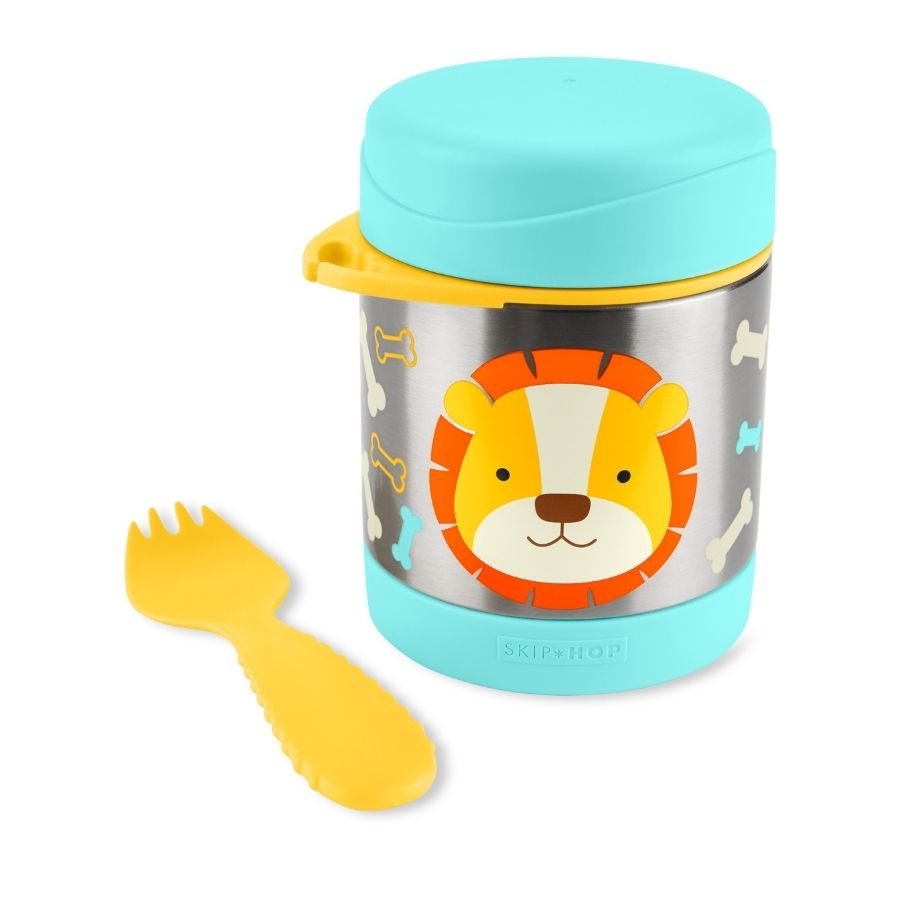 Zoo Food Jar Collection — Reusable Kids Food Storage Jars for Baby Feeding