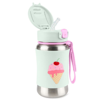 Stainless Steel Insulated Water Bottle and Food Jar — Leakproof Portable Vacuum