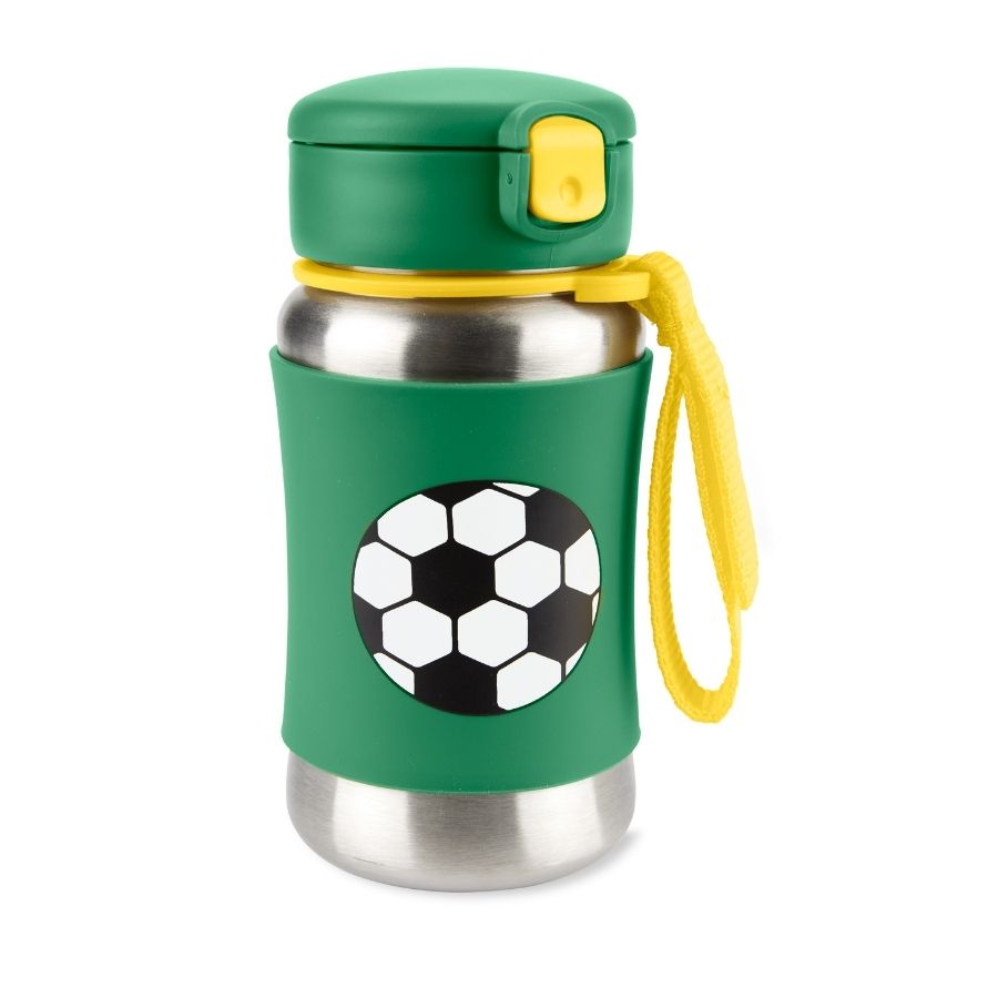 Spark Style and Zoo Stainless Steel Straw Bottle Assorted Designs - Insulated Reusable