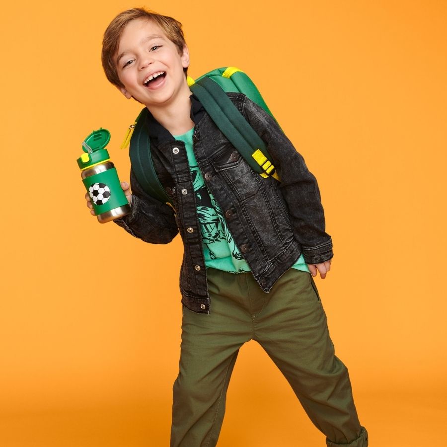 Spark Style and Zoo Stainless Steel Straw Bottle Assorted Designs - Insulated Reusable