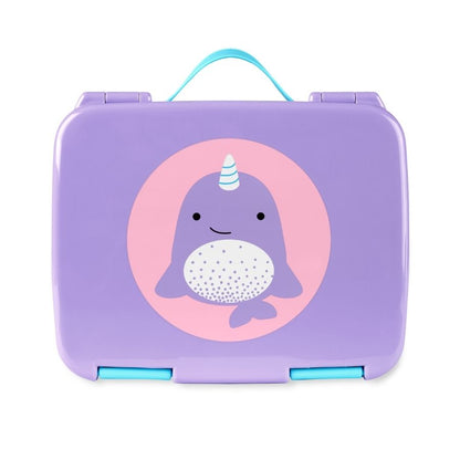 Zoo Bento Box Kids Lunch Container with Multiple Compartments and Leak-Resistant Lid