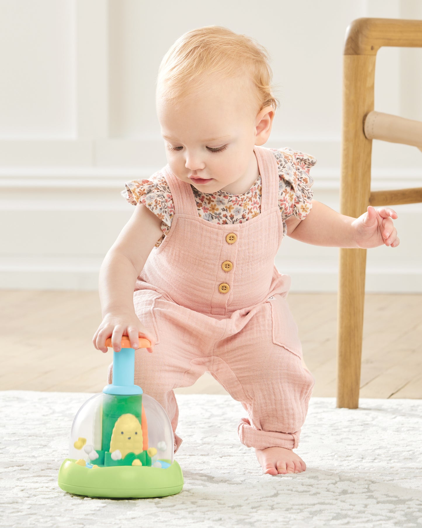 Farmstand Push & Spin Toy
