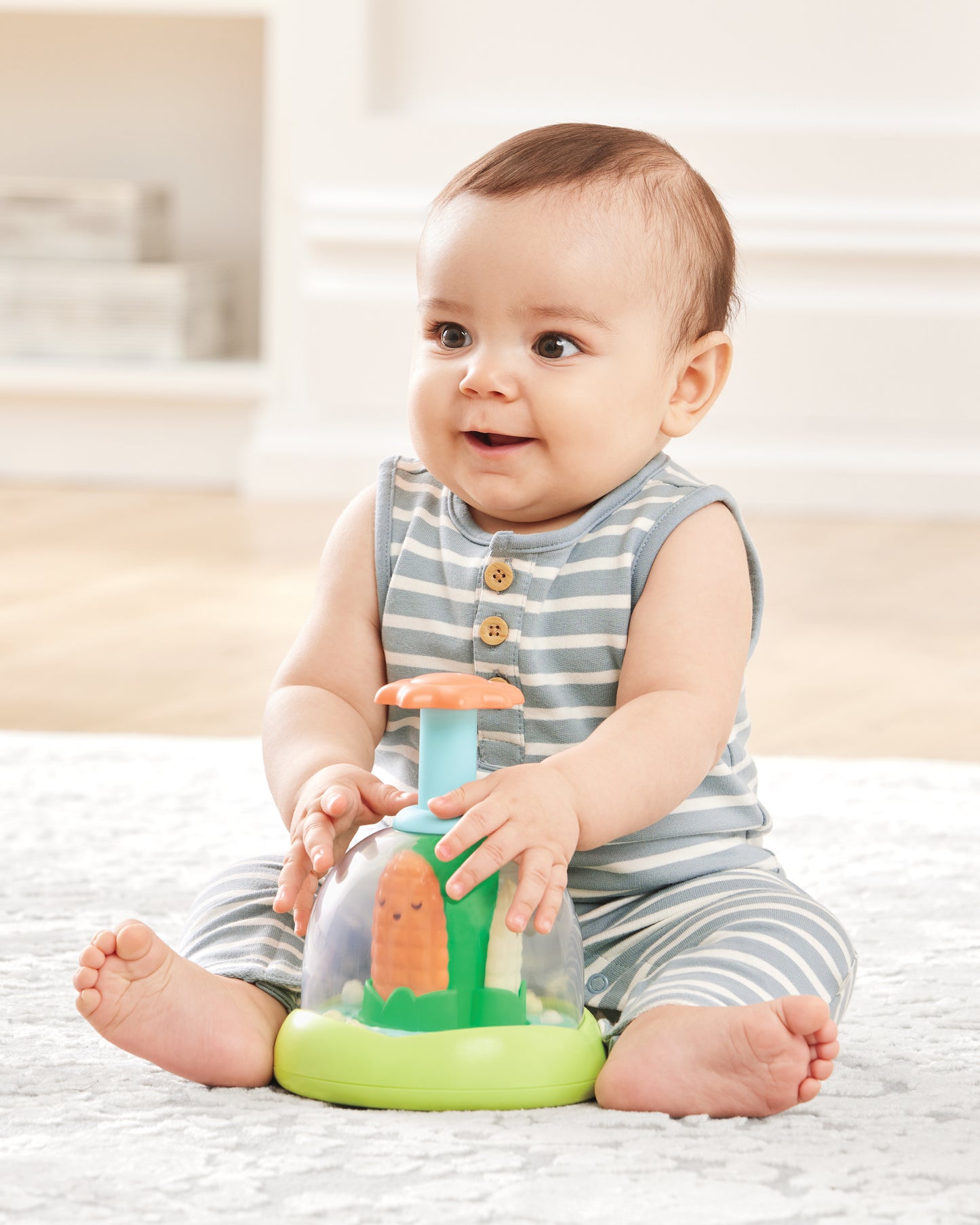 Farmstand Push & Spin Toy