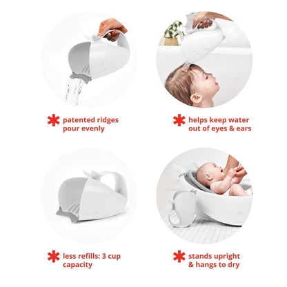 شطاف موبي ووترفول باللون الأبيض