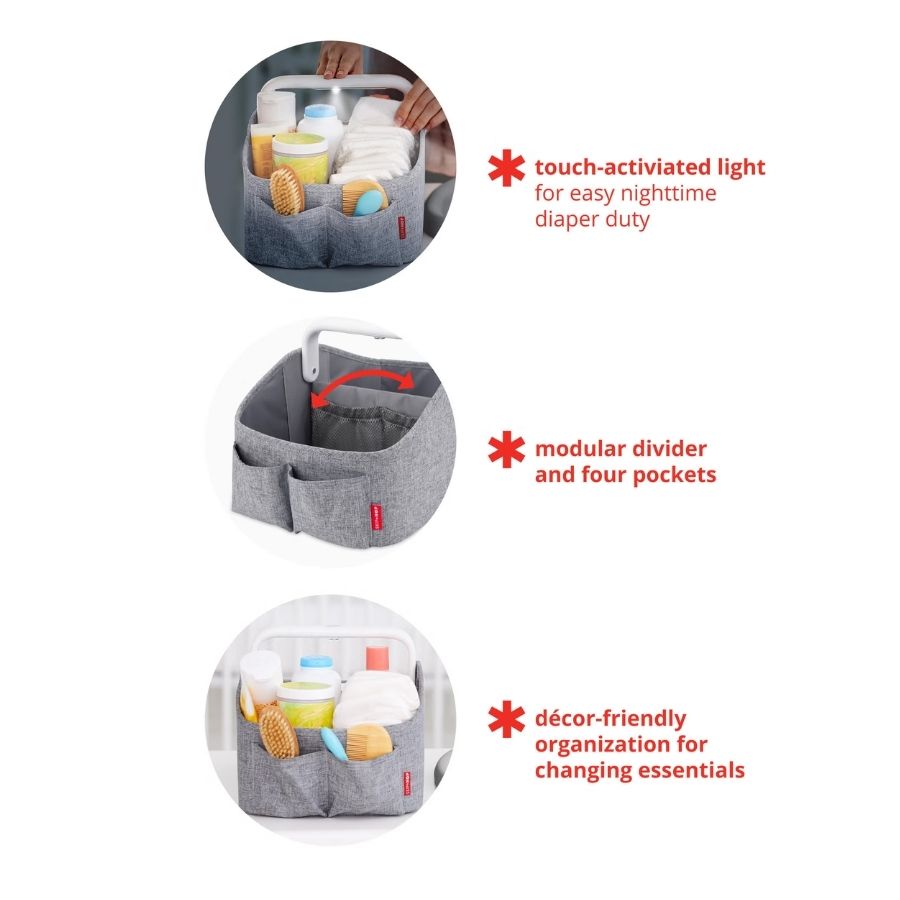 علبة حفاضات مضيئة من الشوفان