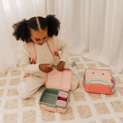 Spark Style Zoo Bento Box Kids Lunch Container Portable Leakproof Compartments