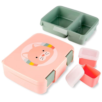 Spark Style Zoo Bento Box Kids Lunch Container Portable Leakproof Compartments