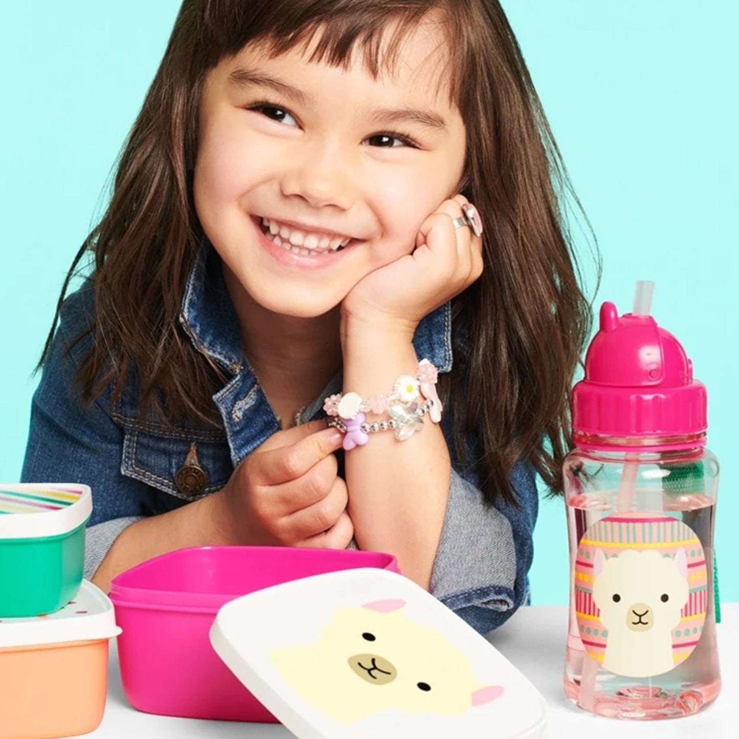 Kids Straw Bottle 350 ml - Zoo Style