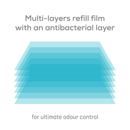 Angelcare Nappy Disposal System Refill Cassettes 3 Pack Blue