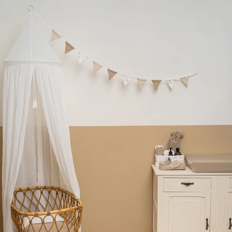 Baby Bunny Garland - Organic Muslin