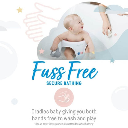 مقعد حمام ناعم الملمس باللون الوردي