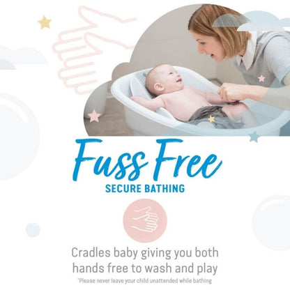 دعامة حمام صغيرة ناعمة الملمس - رمادي