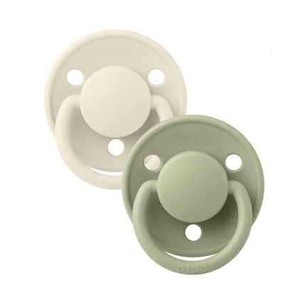 De Lux 2 Pack Silicone Onesize Ivory/Sage