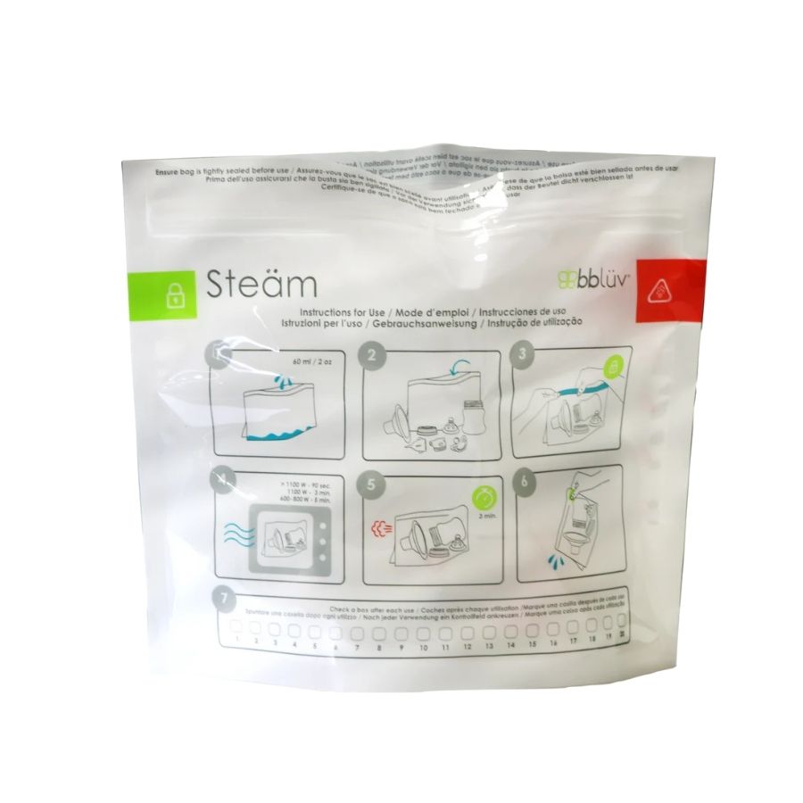 Steäm - Microwave Quick-Steam Sterilizer Bags