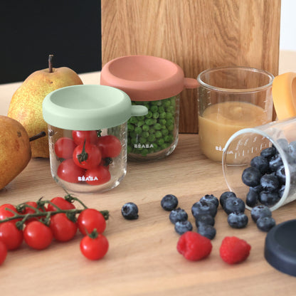 Set of 4 x 250ml Glass Conservative Jars