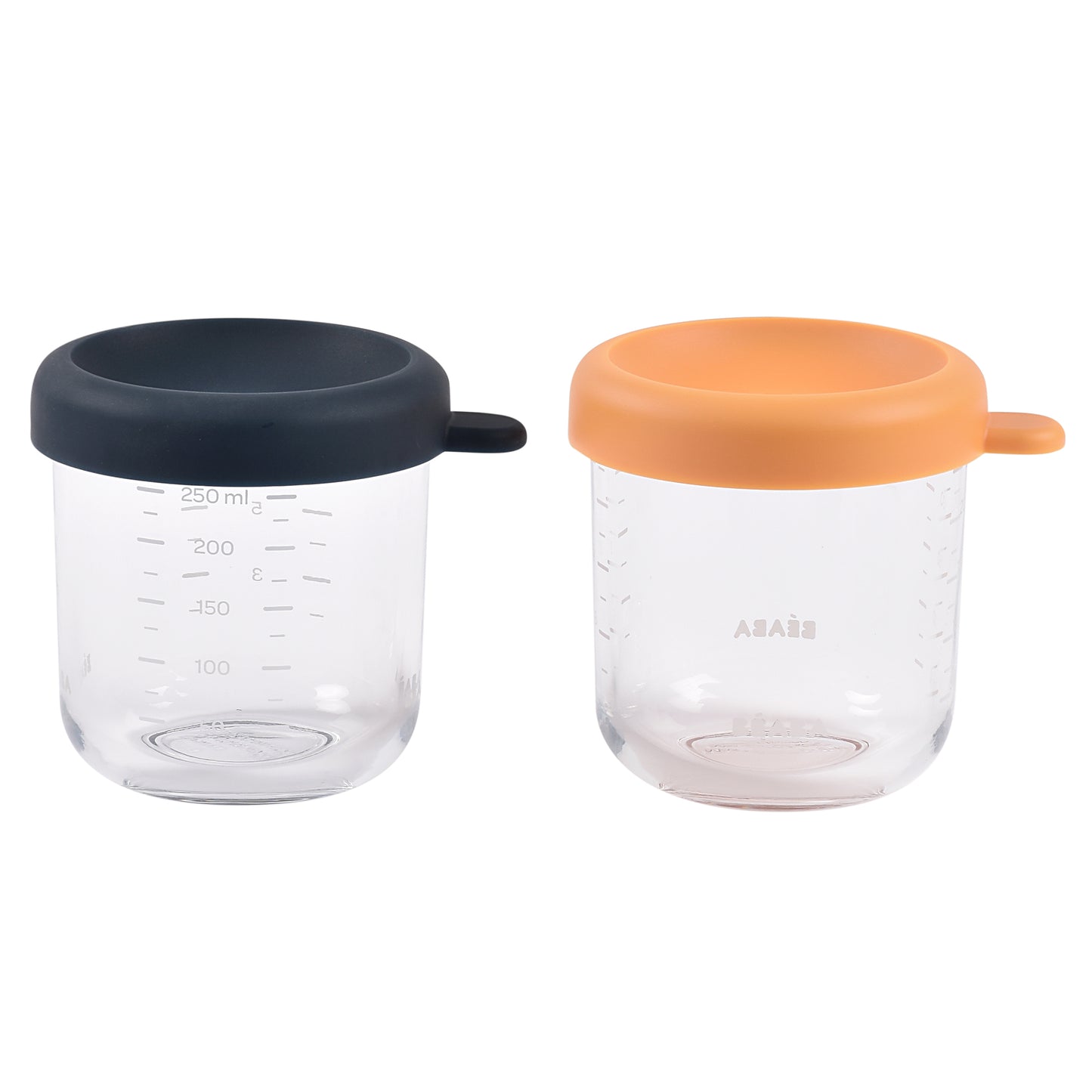 Set of 2 x 250ml Glass Conservative Jars