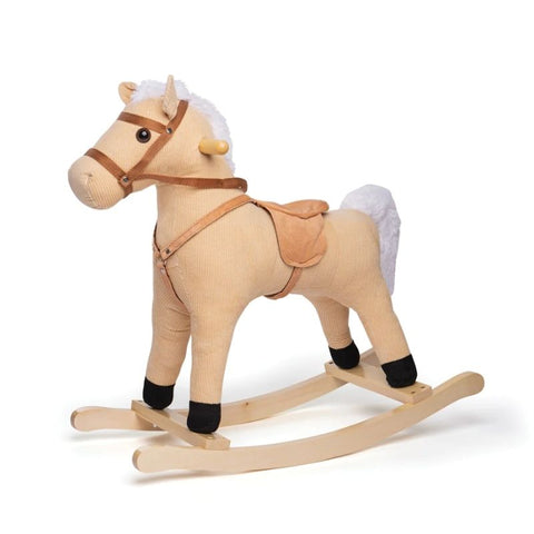 Plush Palomino Rocking Horse