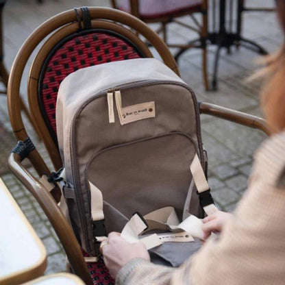 Agathe - Chair Cushion Backpack (Pebble Grey)