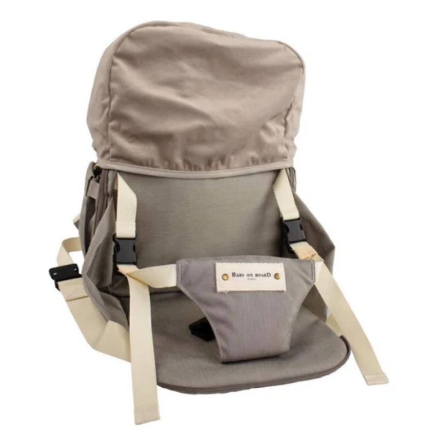 Agathe - Chair Cushion Backpack (Pebble Grey)