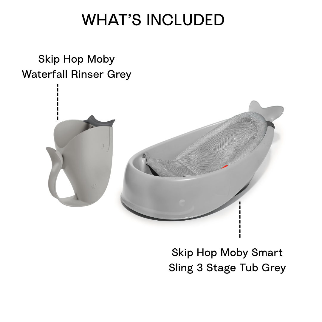 Moby Rinser Grey + Smart Sling 3 Stage Tub