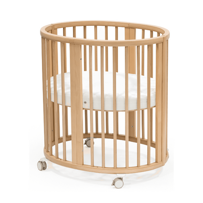 Sleepi Mini Crib, Mattress & White Sheet Bundle