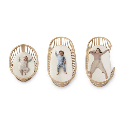 Sleepi Oval Crib Bundle with Mattress & Sheet