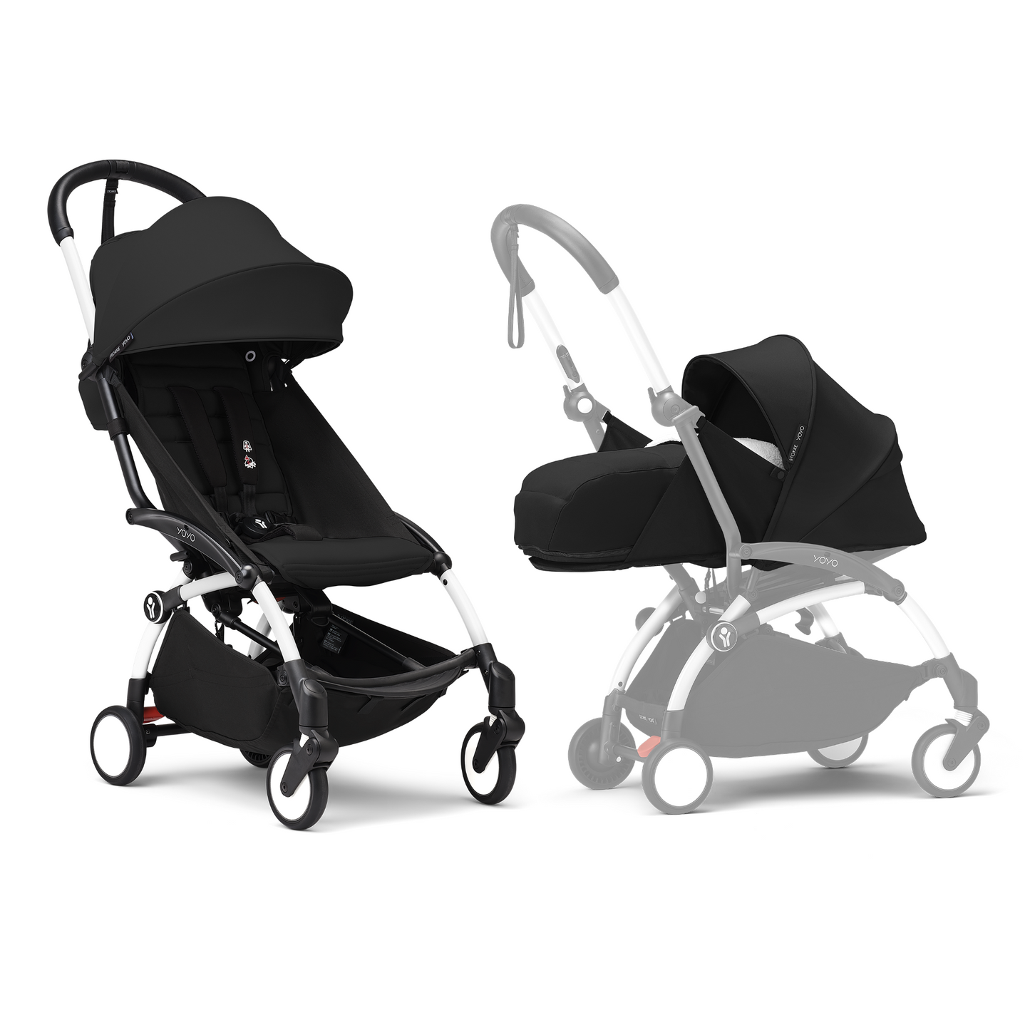 YOYO3 Full Stroller with Frame, 0+ Newborn and 6+ Color Pack
