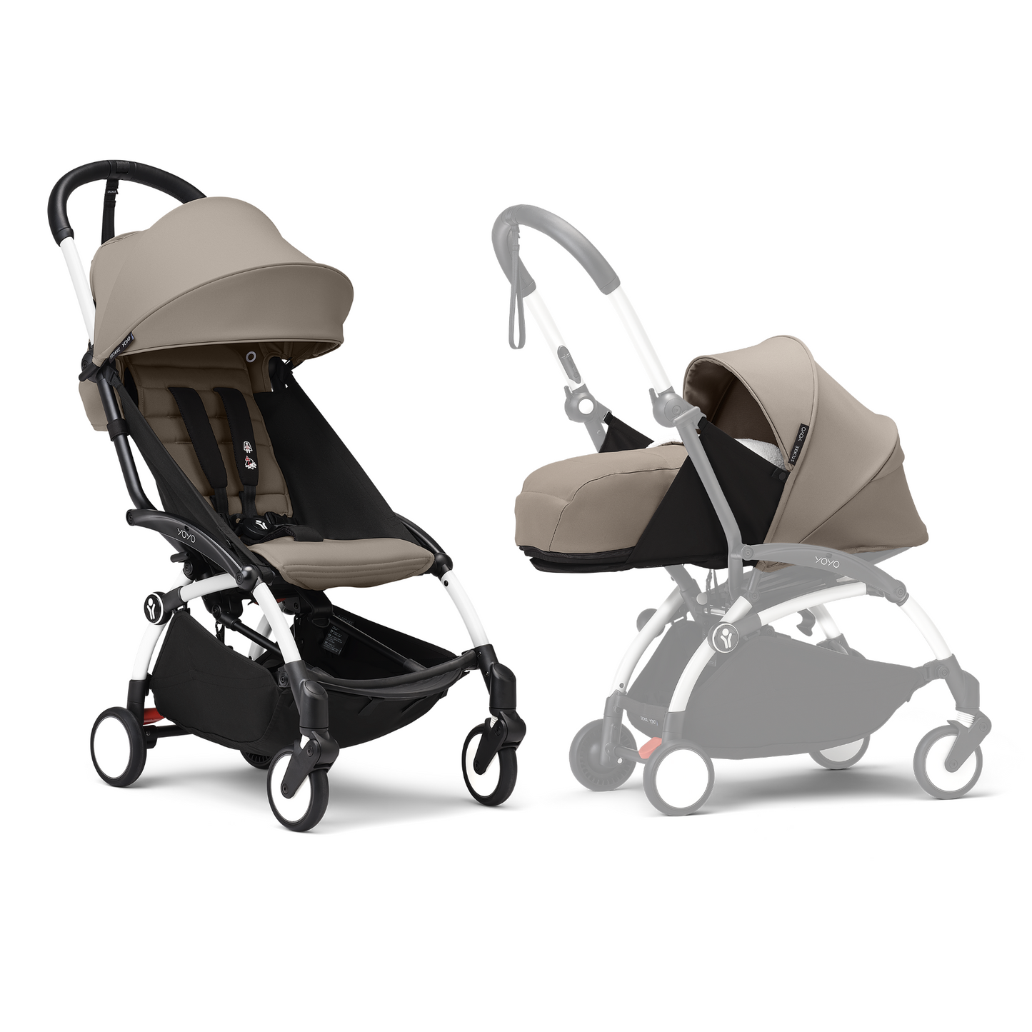 YOYO3 Full Stroller with Frame, 0+ Newborn and 6+ Color Pack