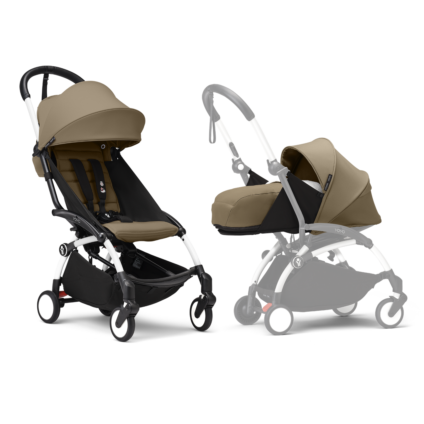 YOYO3 Full Stroller with Frame, 0+ Newborn and 6+ Color Pack