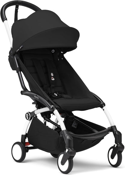 YOYO3 Full Stroller with White Frame & 6+ Color Pack