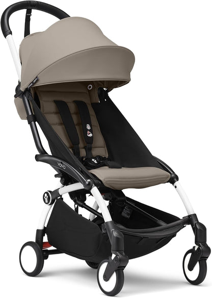 YOYO3 Full Stroller with White Frame & 6+ Color Pack