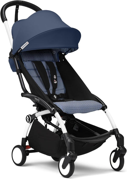 YOYO3 Full Stroller with White Frame & 6+ Color Pack