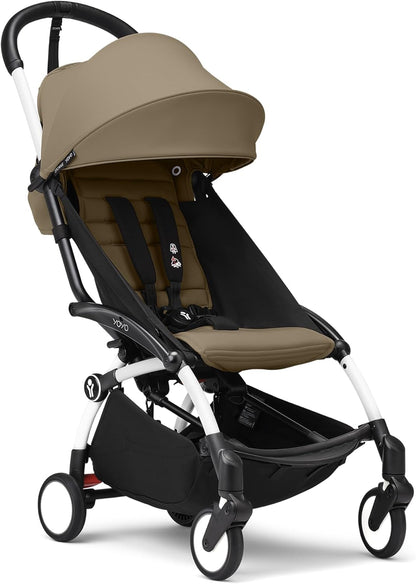 YOYO3 Full Stroller with White Frame & 6+ Color Pack